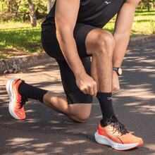 Adult Polyamide Running Socks With 3D Cuff, Breathable, Thermal Comfort, High Performance, Spinning, Cycling - 白色 + 橘色 - 查看 9