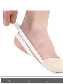 Calcetines suaves de media caña para práctica de ballet para mujeres, zapatos de baile, zapatos de gimnasia rítmica, accesorios de baile elásticos antideslizantes - Multicolor - Ver 5