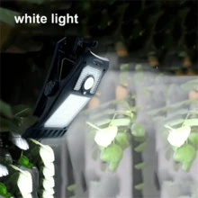 1pc/2pcs Outdoor Clip-On Solar Lights, Outdoor Lighting, With Motion Sensor Floodlight, 45 LED Solar Lights, 3 Modes, Solar Pathway Lights, Suitable For Outdoor Fence, Chain, Camping (1500mAh) - Solar - View 12