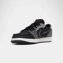Jordan 1 Low OG EX Black Smoke Grey - Black - View 4