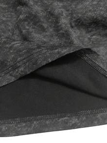 Fractyr Camiseta de manga corta de cuello redondo con estampado de dinero, de corte holgado y estilo casual de calle para hombre, para el verano - Negro - Ver 7