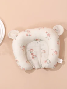 1个Oeko-Tex认证的U型小熊枕头，柔软透气，防倾斜，颈部支撑，吸汗，可水洗，20*23厘米，四季皆宜 - 巧克力棕 - 查看 11