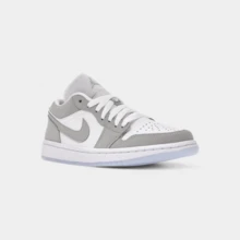 Jordan 1 Low Wolf Grey (Women's) - Grey - View 3