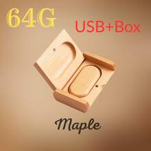 一套定制木质U盘，带礼盒，照片存储个性化纪念品，适用于婚礼、成长记录、个性化礼物、毕业季、情侣纪念光盘、圣诞礼物、企业促销、生日、办公数据存储、送给摄影客户、新婚夫妇、男朋友、女朋友、孩子、家人、同学、老师、同事的礼物，永恒的爱 - 彩色 - 查看 40