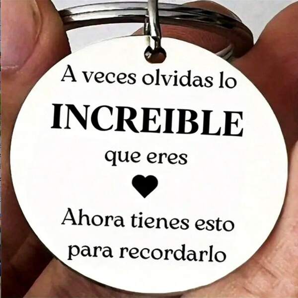 1pc, Spain Inspirational Keychain, Gifts For Son Daughter Women Men, Birthday Gifts