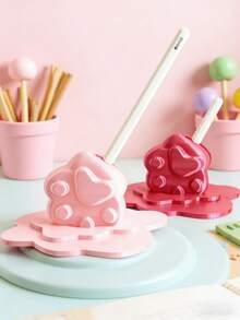 1 chiếc giá đỡ bút Apple Pencil hình móng mèo kẹo mút tan chảy, giá đỡ bút cảm ứng máy tính bảng, kẹp bút Apple Pencil, cốc đựng bút cảm ứng, hộp đựng đồ dùng văn phòng, quà tặng nhỏ sáng tạo. - Nhiều màu - Xem 3