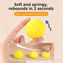 Cat Interactive Toy Gun With Silent Plush Elastic Balls, Self-Entertainment Boredom Relief Pet Toy - Multicolor - View 5