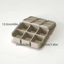 Multi-Color Ice Cube Tray With Lid, 6 Cavity Silicone Ice Mold, Easy Release Ice Cube Maker, Stackable Ice Tray For Freezer, Drinks & Ice Cream - Multicolor - View 13