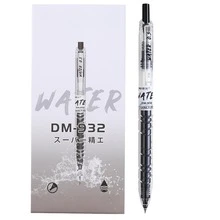 1支创意PET瓶装美学凝胶笔 - 简约透明按动式签字笔 - 0.5mm笔尖顺滑，晶莹剔透笔杆，学生文具，高性能大容量按动式笔 - 0.5mm笔尖防晕染速干黑色墨水笔 - 书写流畅，出墨稳定，考试文具 - A - 查看 6
