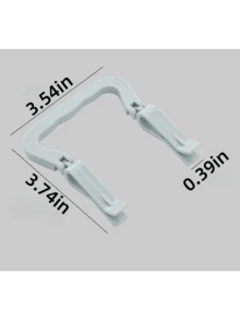 1 Pair Multi-Functional Garbage Bag Clips, Trash Can Edge Clips, Anti-Drop Bag Clips, Bag Holder, Garbage Bag Non-Slip Clips, Household Cleaning Tools, Kitchen Storage Organizer - Multicolor - View 9