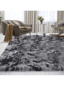 Shaggy Rug 2.00 X 1.50 Living Room Bedroom Office - رمادي مختلط - مشاهدة 1