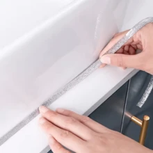 2pcs/Set 6m/236.22in Self-Adhesive Corner Guard Tape | Plastic Edge Protector, No Glue Needed - Easy Tear And Stick Design, Suitable For Tile And Floor Protection, Corner Guards For Living Room, Kitchen, Bathroom - A - View 13