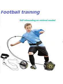 Dây thun tập luyện kiểm soát bóng, túi tập tâng bóng và dụng cụ hỗ trợ tâng bóng, đai tập eo điều chỉnh được để luyện tập tâng bóng một mình, túi đựng dụng cụ tâng bóng. - đen - Xem 4