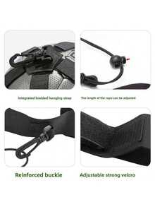 Dây thun tập luyện kiểm soát bóng, túi tập tâng bóng và dụng cụ hỗ trợ tâng bóng, đai tập eo điều chỉnh được để luyện tập tâng bóng một mình, túi đựng dụng cụ tâng bóng. - đen - Xem 5