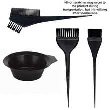 1pc Hair Coloring Cape, Or 5pcs Hair Coloring Tool Set Including 3 Hair Dye Brushes, 1 Hair Coloring Cape, 1 Hair Dye Mixing Bowl, Salon Hair Dye & Cut Hairdressing Gown And Bowl & Brush. Suitable For Home Or Salon Use. - Multicolor - View 10