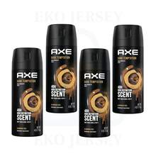 4 paquetes de Desodorante en Spray AXE Dark Temptation Chocolate Oscuro 150 ml/5.0 oz - Múltiples aromas - Ver 1