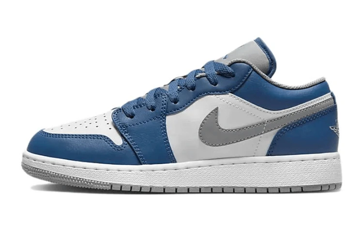 Jordan 1 Low True Blue GS Same Paragraph For Men And Women - Unisex - View 1
