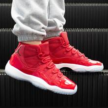 Jordan 11 Retro 'Win Like 96' GS Hongbai - Red and White - View 3
