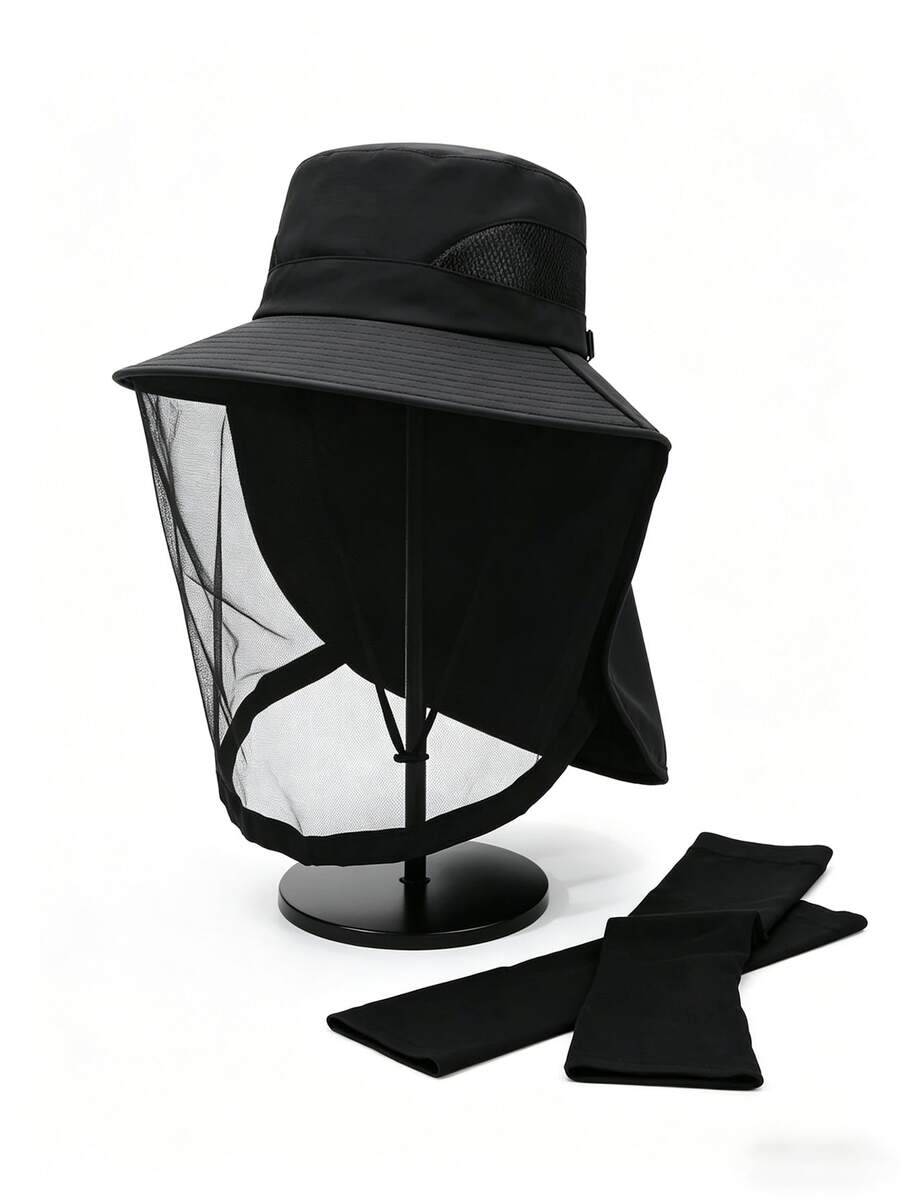 Bộ đồ chống nắng UPF 50+, chống tia UV 360° cho mùa hè, đi biển, đội mũ. - Nhiều màu - Xem 1