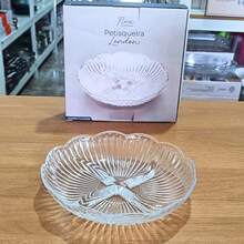 London Glass Serving Dish With 4 Compartments, 18.3 X 3.7 Cm - Flux By Flashgoods - View 2