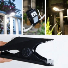 1pc/2pcs 45 LED Solar Light, Outdoor Clamp Sports Sensor Light, Outdoor Floodlight And Safety Light, Multi-Function Solar Light, Wall Light, Path Light, 3 Modes Of Illumination, Suitable For Courtyard, Garden, Balcony, Terrace, Fence, Deck, Wall, Garage, Corridor Safety Light, Emergency Lighting (1500mAh) - Solar - View 7