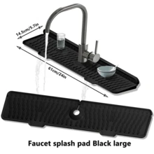 1 pieza Alfombrilla antideslizante para fregadero de uso intensivo con ángulo de drenaje de 5° - Diseño plegable gris/negro, material de silicona fácil de limpiar, apta para fregadero, lavavajillas y lavadora - Multicolor - Ver 10