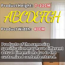 Custom Acrylic Nameplate, Customizable Font, Mirror Gold Plaque, Suitable For Living Room Party Decoration, Personalized Name Tag, Suitable For Home Garden Office, Autumn Decoration, Housewarming Gift, Quiet Luxury Decor - Multicolor - View 13