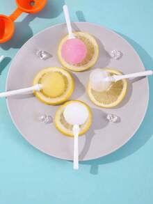 1个硅胶棒棒糖模具，冰球模具，冰棒模具，冰箱冰格，创意棒棒糖和冰淇淋模具，冷冻托盘，冰球制作器，冰淇淋模具，冰棒模具，硅胶棒棒糖模具，DIY冰淇淋冰棒，耐高温耐低温冰球制作器 - 彩色 - 查看 7