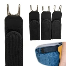 1/2pcs Hebilla Extensora de Cintura Cinturón Holgado, Diseño de Gancho y Bucle, Adecuado para Jeans y Pantalones, Ajuste de Cintura Ajustable, Perfecto para Salidas de Verano, Viajes a la Playa, Cintura de Moda No Constrictiva, Añade Conveniencia y Comodidad, Accesorio Unisex, Adecuado para Uso Diario, Fácil de Llevar - multicolor - View 12
