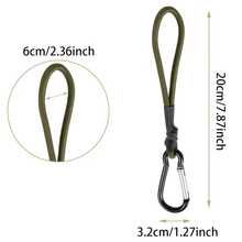 1/4pc Elastic Rope With Hook, Tent Guy Line, Durable Alloy Heavy Duty Outdoor Short Bungee Cord, Suitable For Tents, Canopies, Awnings, RVs, Cargo, Luggage, Wire Racks, Tent Accessories, Tent Supplies, Camping Accessories, Camping Essentials, Travel Essentials, Perfect Gift - Multicolor - View 4
