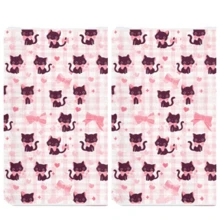 Kitchen Towels With Black Cat Patterns. The Size Is 40 * 60 Centimeters. Suitable For Use As Kitchen Decoration Or A Great Gift. They Can Be Used For Cleaning And Drying Items, As Well As For Home Decoration. Suitable For Various Purposes In Kitchens And Restaurants, It Is An Ideal Kitchen Utensil. - Multicolor - View 18