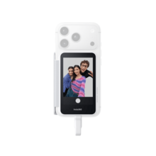 Insta360 This Phone Features A Rear-Mounted Selfie Display Screen With Touchscreen Projection For Quick And Easy Shooting. It's Ultra-Thin And Portable, Compatible With Both Apple And Android Devices, And Is A Fantastic Selfie Camera With Magnetic Attachment. - White - View 13
