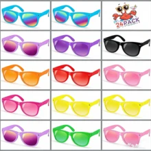12pcs Packages Kids Glasses Bulk Kids Glasses Party Favor Neon Glasses For Kids Boys Girls Age 3-8 Birthday - Colorful Style - View 5