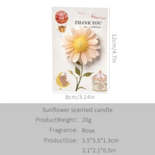 Thiệp hình hoa cúc dễ thương, Nến thơm không khói, Hương thơm lâu dài, Hương thơm phòng ngủ, Trang trí nhà cửa, Quà sinh nhật cho nữ, Nến thơm thủ công tự làm, Thích hợp trang trí phòng ngủ, Quà tặng thủ công, Nến thơm trang trí nhà cửa, Lò sưởi, Phòng khách, Trang trí trung tâm, Văn phòng, Quà tặng Ngày Valentine, Bộ nến, Nến thơm, Quà tặng bạn bè, Quà tặng nữ, Đám cưới, Ngày của Mẹ và các dịp khác. - Nhiều màu - Xem 14
