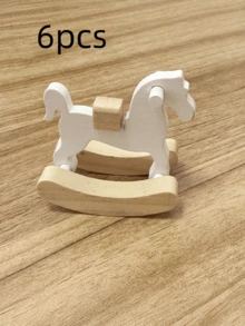 1 mô hình ngựa gỗ bập bênh mini, phụ kiện làm vườn thu nhỏ, mô hình đạo cụ sân vườn thu nhỏ, đồ thủ công tinh xảo, đồ trang trí nhà búp bê, cảnh nhà thu nhỏ tự làm, trang trí nhà búp bê, quà tặng sưu tầm cho người yêu thích - Màu be - Xem 11