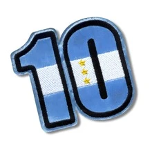 ARO+ MEXICO Parches Mundial Bordados Personaliza Tu Estilo en Segundos 2026 - MUNDIAL ARGENTINA NUMERO 10 - Ver 6