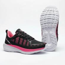 Athletic Shoes With Accessories – Lightweight, Comfortable, Ideal For Training And Everyday Use - 黑色/粉紅色 - 查看 6