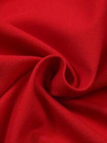 Crop Top Beautiful Disaster Graphic Tee 100% Polyester Comfort Fit - Red - View 6