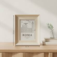 Set Of 2 Picture Frames 10x15 And 15x20 Rustic Decoration Tabletop Horizontal Vertical - 淺米色 - 查看 4