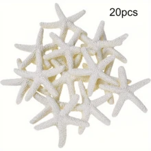 5/8/10/20pcs Mixed Color Resin Starfish & Star Flat Back Gems - 30mm Ocean Life Shaped, For DIY Crafts, Wedding Decor, Nautical Theme Party Supplies, Scrapbooking - Flat Ocean Theme Star Decorations, Suitable For Floral Typography Design - 3cm - View 16