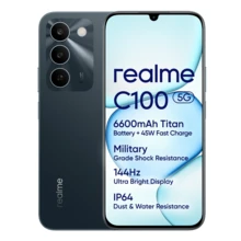 Realme C100 5G 4GB+128GB/4GB+256GB 5G智能手机，全球版，无锁，6.75英寸144Hz LCD显示屏，5000万像素AI三摄，7000mAh+45W单电池/6600mAh+45W双电池，48个月流畅运行，不含适配器 - Sprouting Green - 查看 12