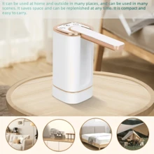 5加侖通用水瓶抽水器，可折疊自動水瓶抽水器，便攜式電動水泵 USB 充電 1-5 加侖水瓶開關，1個可折疊自動飲水器，抽水器，便攜式杯子抽水器。可調節，有 3 種出水模式，支持 USB 充電，適用於家庭、辦公室、宿舍和戶外露營使用 - 彩色 - 查看 7