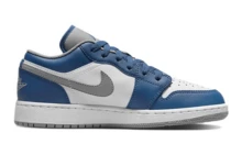 Jordan 1 Low True Blue GS Same Paragraph For Men And Women - Unisex - View 3
