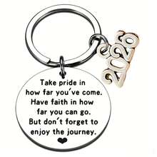 Class Of 2025 Graduation Gift Keychain, Silver Color, Suitable For Seniors, Students, Nurses, College/University Graduates, Gift For Her, Him, Daughter, Son, Dad, Mom - Multicolor - View 5