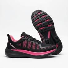 Athletic Shoes With Accessories – Lightweight, Comfortable, Ideal For Training And Everyday Use - 黑色/粉紅色/黑色 - 查看 6