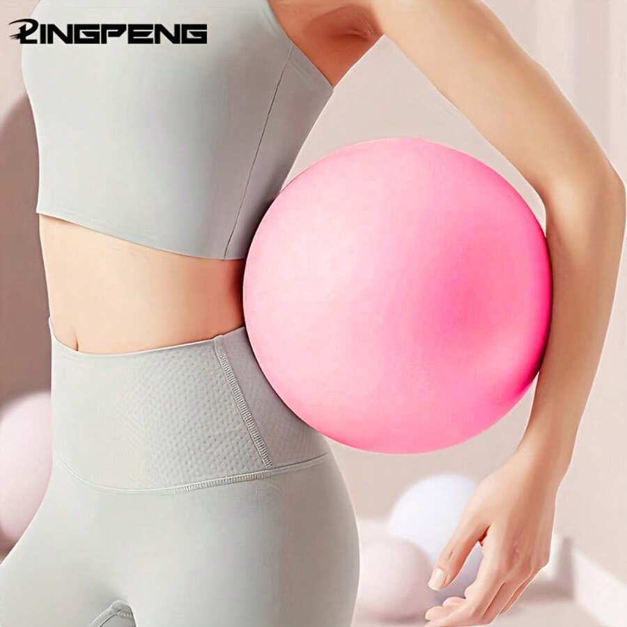 LINGPENG 1 quả bóng yoga dày, chống nổ, mới, dùng cho tập luyện tại nhà, Pilates, giữ thăng bằng.