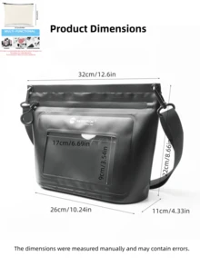 Wasserdichte Handyhülle mit kristallklarem Fenster, empfindliche Touch-Bedienung, Umhängetasche für Handy, zum Surfen, Driften, Outdoor, Trockenbeutel für regnerische Tage, Radfahren, Bootfahren, unverzichtbare Unterwasser-Handyhülle, tragbare Aufbewahrungstasche, Reiseessentials, Strandzubehör - Verschiedenfarbig - Übersicht 7