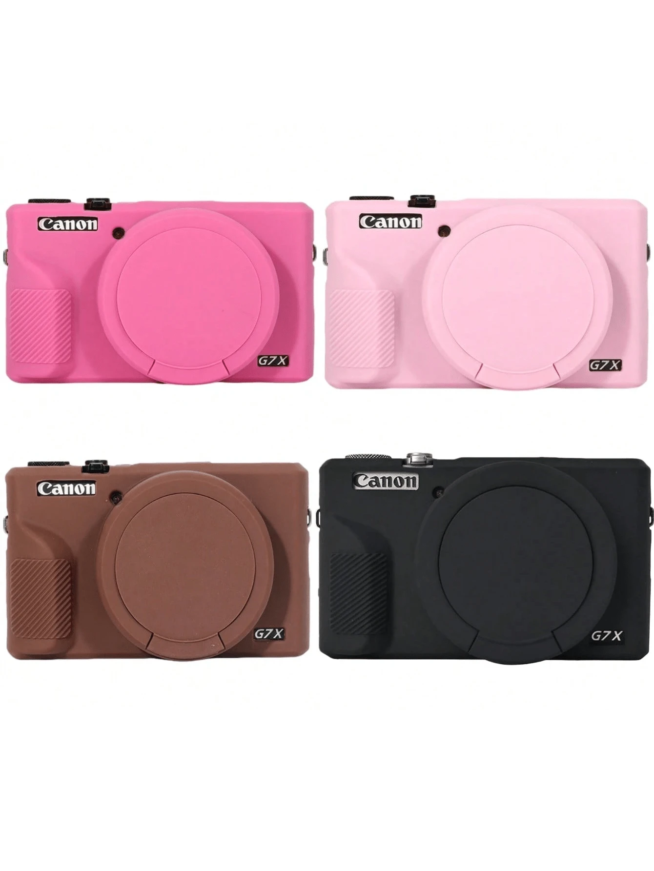 1Pc G7 X Mark III Digital Camera Protective Case, Camera Silicone Sleeve, Camera Bag, Camera Accessories, Camera Pouch. - View 1