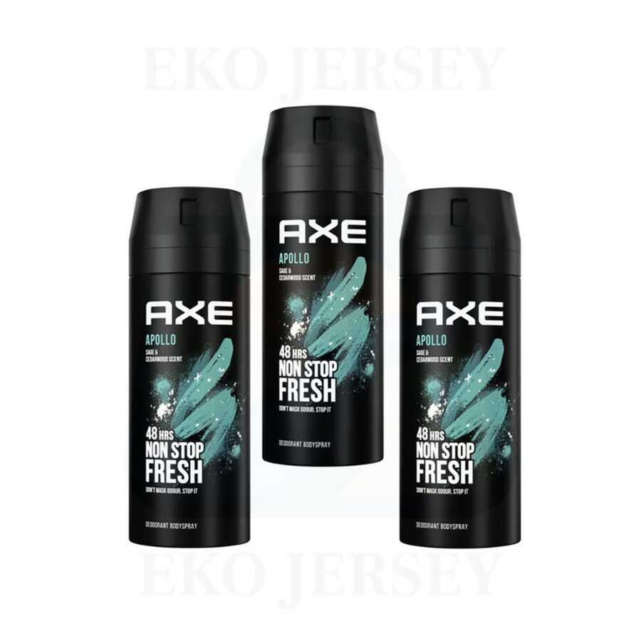 AXE Apollo Deodorant Body Spray Sage & Cedarwood Scent 150 Ml/5.0 Oz Pack Of 3 - 多樣化香型 - 查看 1