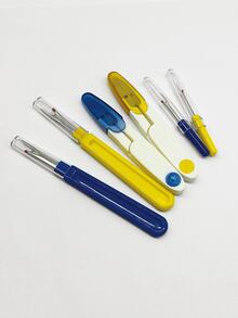 Bộ dụng cụ tháo chỉ 3/6 món, có màu vàng hoặc xanh dương, kèm nắp bảo vệ, thích hợp cho may vá, thêu thùa, sửa chữa quần áo, các dự án thủ công DIY. - Dụng cụ tháo chỉ - Xem 4